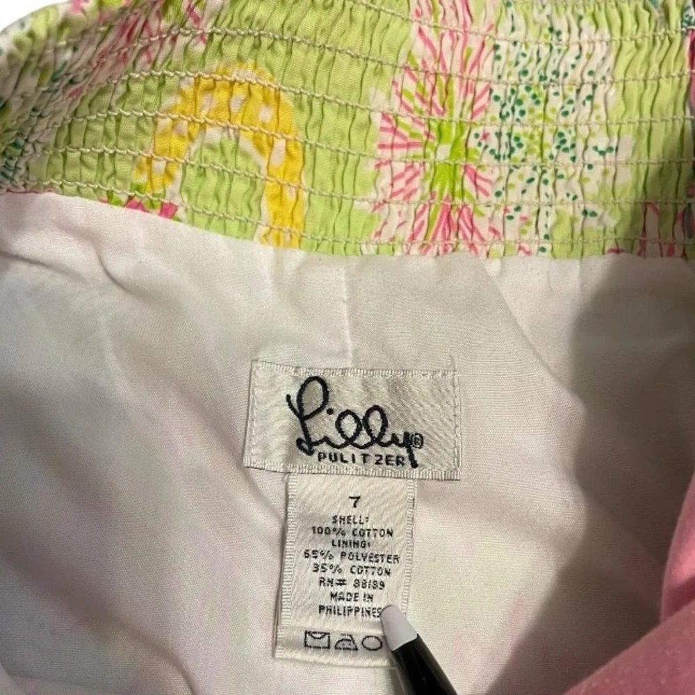 Lilly Pulitzer Derby Days Halter Dress Size 7 White Label - Picture 7 of 7